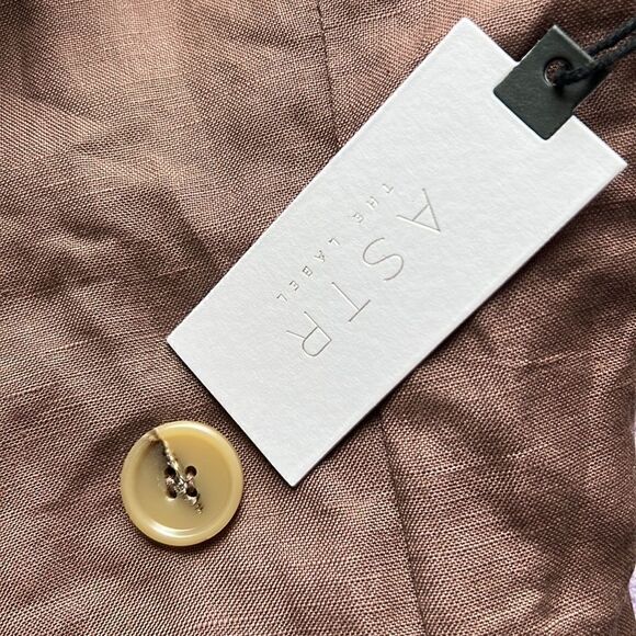 ASTR THE LABEL NWT LINEN BLAZER DRESS SIZE SMALL - Picture 5 of 5